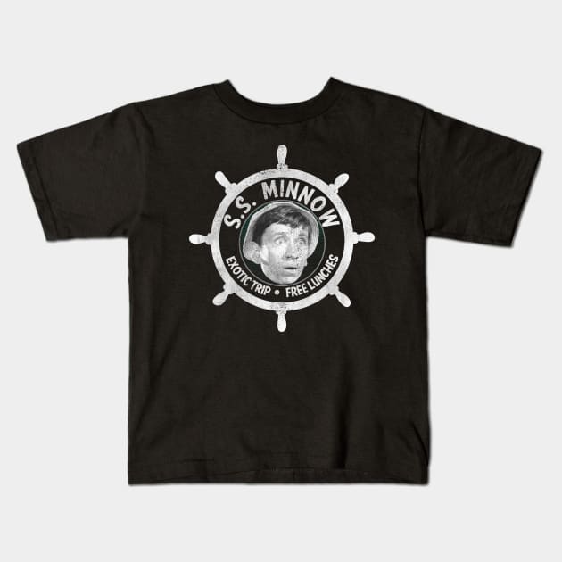 Ss minnow gilligans island Kids T-Shirt by Polaroid Popculture